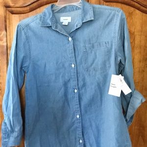 Girl’s denim shirt